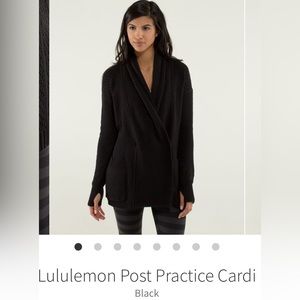 Lululemon Post Practice Cardi